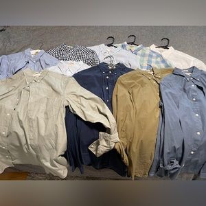 Bundle of H&M button down shirts - 12 shirts, many unused